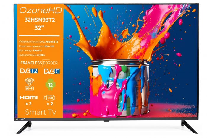 Телевiзор OzoneHD 32HSN93T2