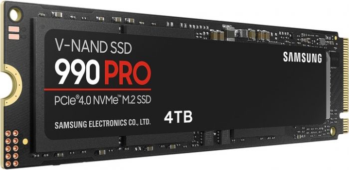 Накопичувач SSD 4ТB Samsung 990 PRO M.2 2280 PCIe 4.0 x4 NVMe V-NAND MLC (MZ-V9P4T0BW)