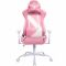 Крісло для геймерів 1stPlayer S02 Pink-White