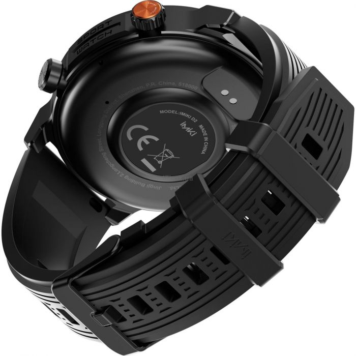 Смарт-годинник iMiLab iMiki D2 Black Silicone Strap