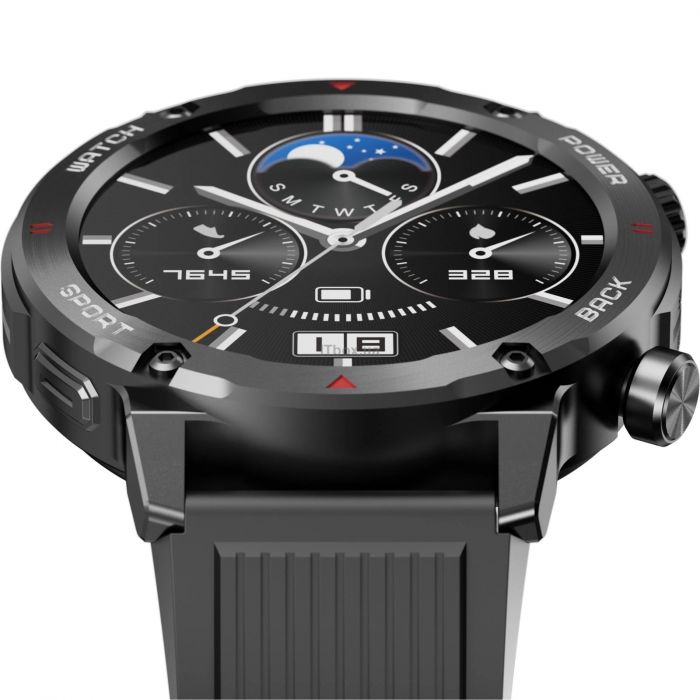 Смарт-годинник iMiLab iMiki D2 Black Silicone Strap