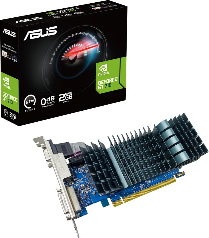 Відеокарта GF GT 710 2GB GDDR5 Evo Asus (GT710-SL-2GD5-BRK-EVO)