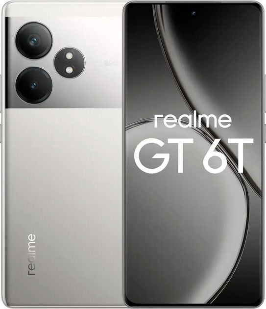 Смартфон Realme GT 6T 5G (RMX3853) 12/256GB Fluid Silver