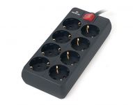 Фільтр живлення REAL-EL RS-8 Protect 1.8 м Black