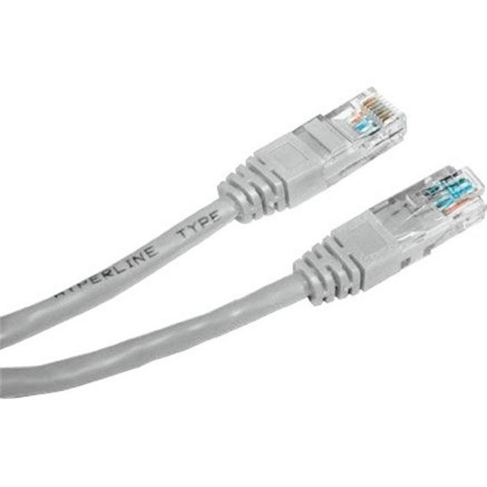 Патч-корд EServer (CORD-2M-GRY) UTP, RJ45, Cat.5e, 2m, сірий _МІДЬ