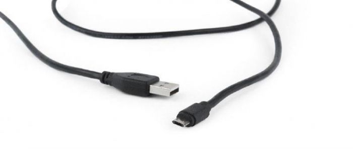 Кабель Cablexpert USB - micro USB V 2.0 (M/M), 1.8 м, чорний (CC-USB2-AMmDM-6)