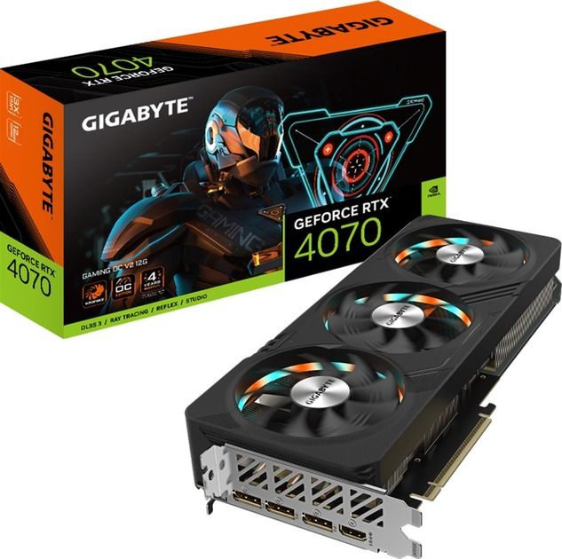 Відеокарта GF RTX 4070 12GB GDDR6X Gaming OC V2 Gigabyte (GV-N4070GAMING OCV2-12GD)