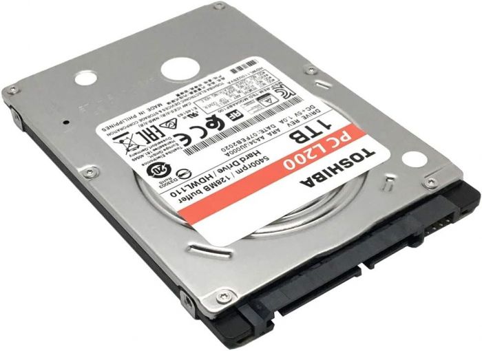 Накопичувач HDD 2.5" SATA 1.0TB Toshiba L200 5400rpm 128MB (HDWL110)_Refurbished