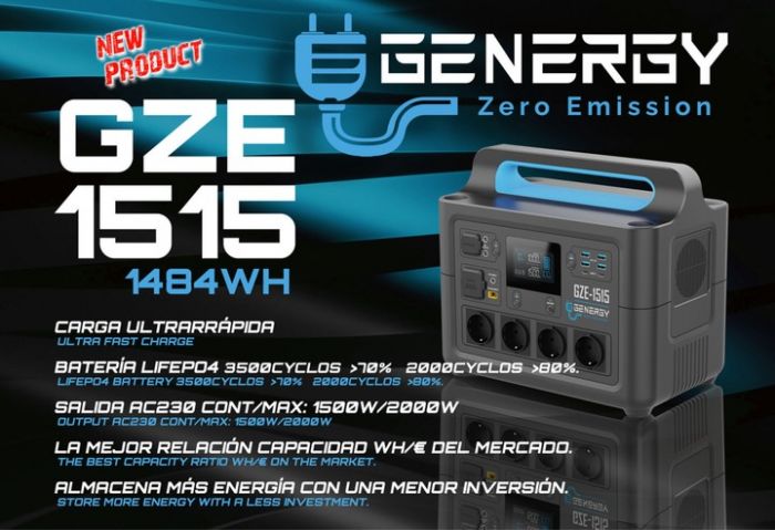 Зарядна станція Genergy GZE1515 1500W