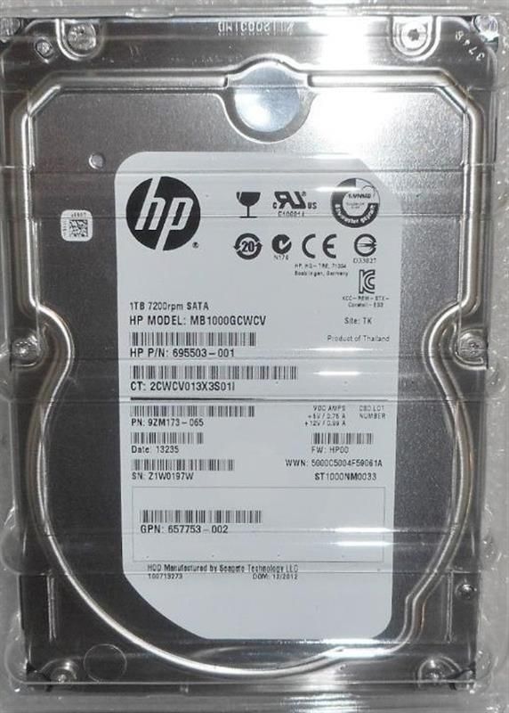 Накопичувач HDD SATA 1.0TB HP 7200rpm (MB1000GCWCV)