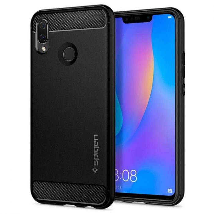 Чохол-накладка Spigen Rugged Armor для Huawei P Smart+/Nova 3i Black (L32CS24984)