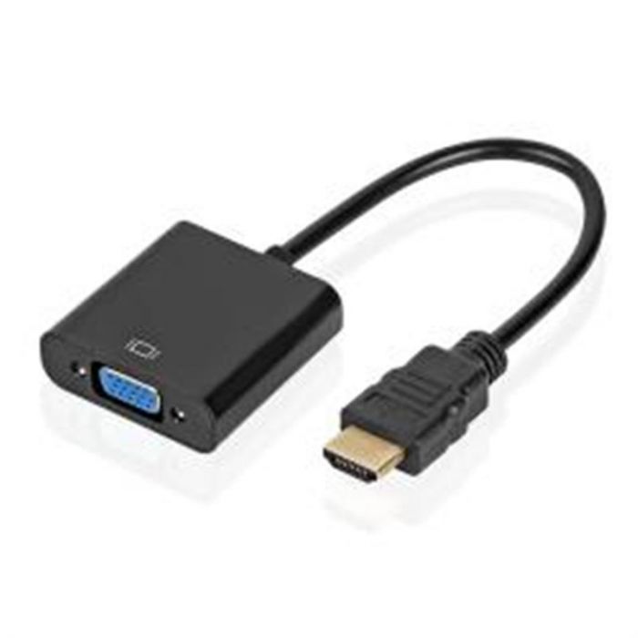 Адаптер Atcom HDMI - VGA (M/F),  0.1 м, Black (AT9220)