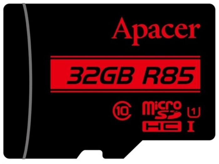 Карта пам`ятi MicroSDHC 32GB UHS-I Class 10 Apacer + SD adapter (AP32GMCSH10U5-R)