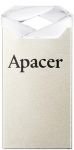 Флеш-накопичувач USB 64GB Apacer AH111 Silver/Crystal (AP64GAH111CR-1)
