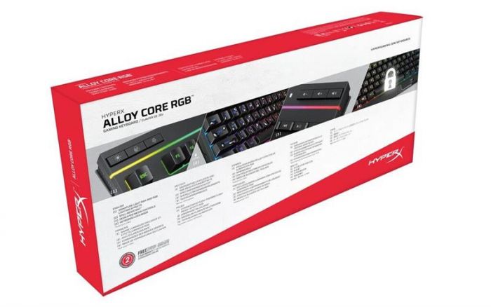 Клавіатура HyperX Alloy Core RGB Black (4P4F5AA)