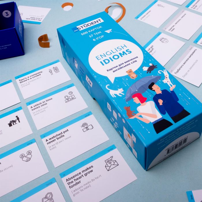 Картки для вивчення англійської мови English Student. English Idioms
