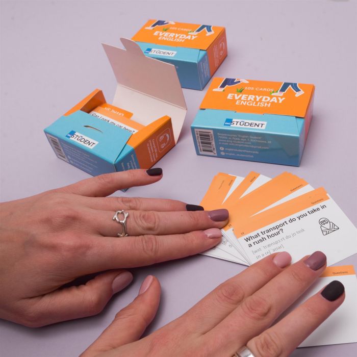 Картки для вивчення англійської мови English Student. Everyday English