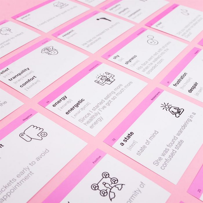 Картки для вивчення англійської мови English Student. Emotions & characters