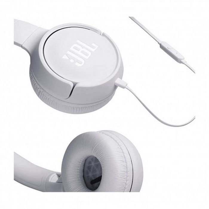 Гарнiтура JBL T500 White (JBLT500WHT)