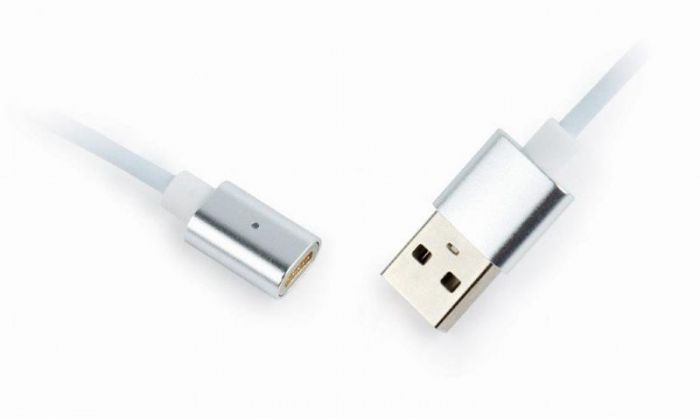 Кабель Cablexpert USB - Lightning + micro USB + USB Type-C (M/M), 1 м, сріблястий (CC-USB2-AMLM31-1M)