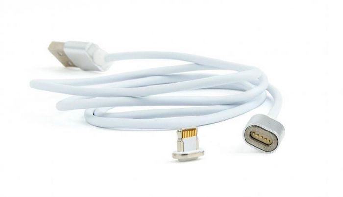 Кабель Cablexpert (CC-USB2-AMLMM-1M), USB 2.0 BM - Lightning, 1м, білий