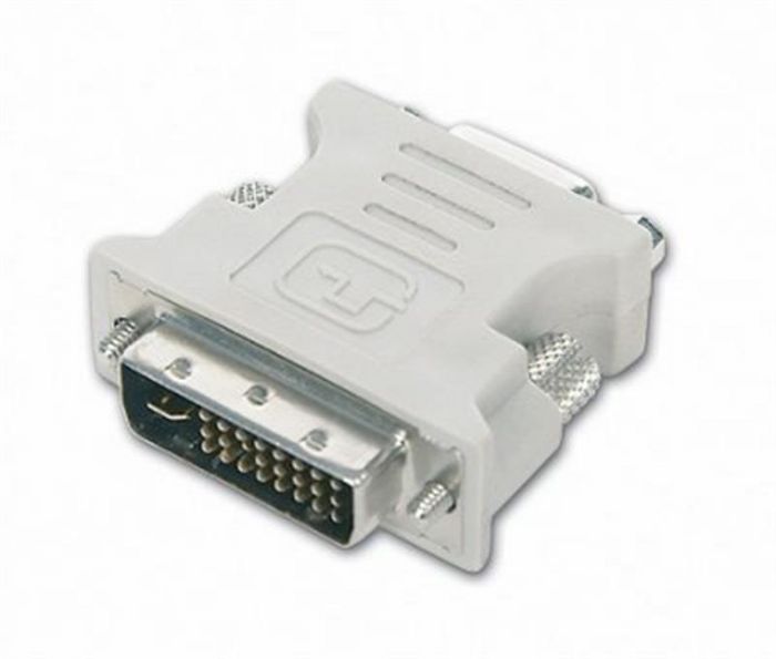 Адаптер Cablexpert DVI - VGA (M/F), White (A-DVI-VGA)