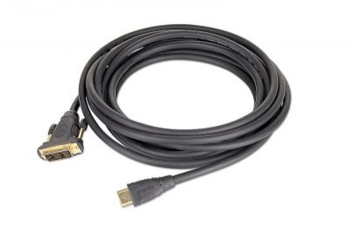 Кабель Cablexpert (CC-HDMI-DVI-15) HDMI-DVI 4.5м чорний Polibag