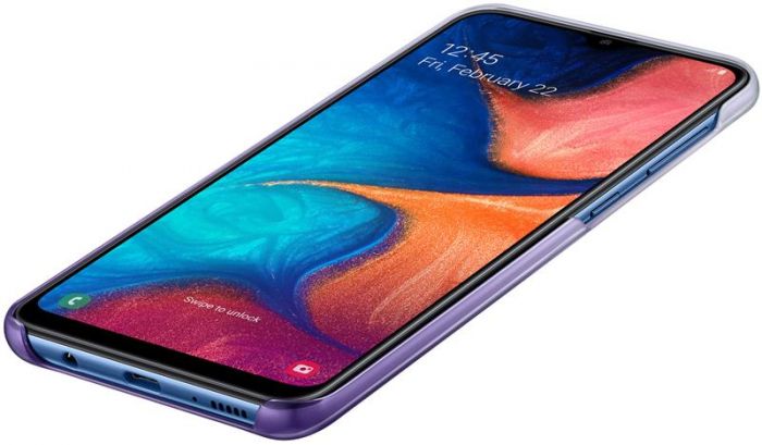Чохол-накладка Samsung Gradation Cover для Samsung Galaxy A20 SM-A205 / A30 SM-A305 Violet (EF-AA205CVEGRU / EF-AA305CVEGRU)