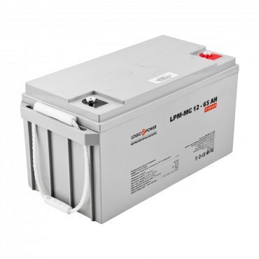 Акумуляторна батарея LogicPower 12V 65AH (LPM-MG 12 - 65 AH) AGM мультигель 