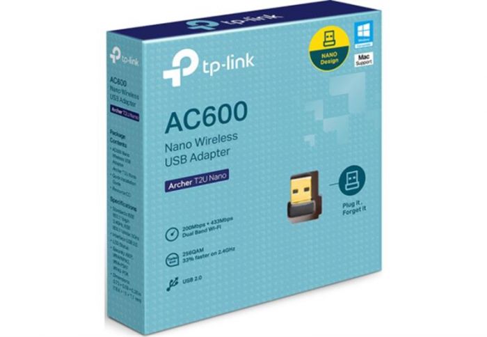 Бездротовий адаптер TP-Link Archer T2U Nano