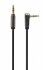 Аудіо-кабель Cablexpert 3.5 мм - 3.5 мм (M/M), 1 м, чорний (CCAPB-444L-1M)
