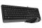 Комплект (клавіатура, миша) A4Tech F1010 Black/Grey
