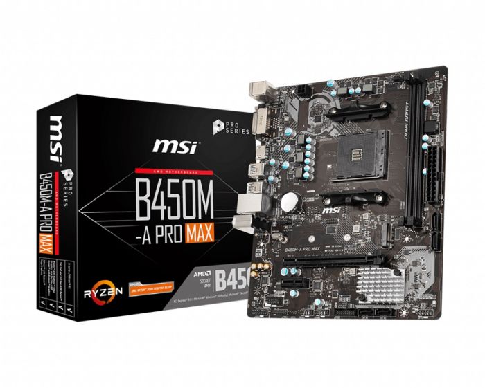 Материнська плата MSI B450M-A Pro Max Socket AM4