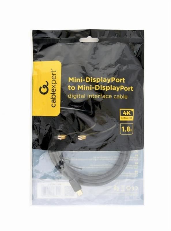 Кабель Cablexpert mini DisplayPort - mini DisplayPort (M/M), 1.8 м, Black (CCP-mDPmDP2-6)