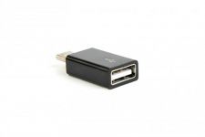 Адаптер Cablexpert USB Type-C - USB V 2.0 (M/F) Black (CC-USB2-CMAF-A) 