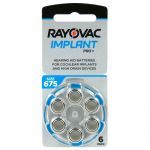 Батарейка Rayovac PRO+ 675 (675CP-6IMPMF) BL 6 шт (для слухових апаратів)