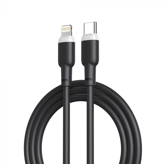 Кабель XO NB208A USB Type-C - Lightning, (M/M), 20W 1 м Black (6920680826810)