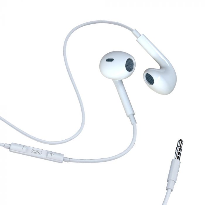 Гарнітура XO EP43 In-ear Earphone White (6920680879175)