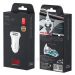 Автомобільний зарядний пристрій WK WP-C35 (2USB) White (6941027616468)