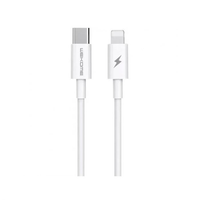 Кабель WK WDC-168 USB Type-C - Lightning (M/M), 1 м, 20W, White (6941027631652)