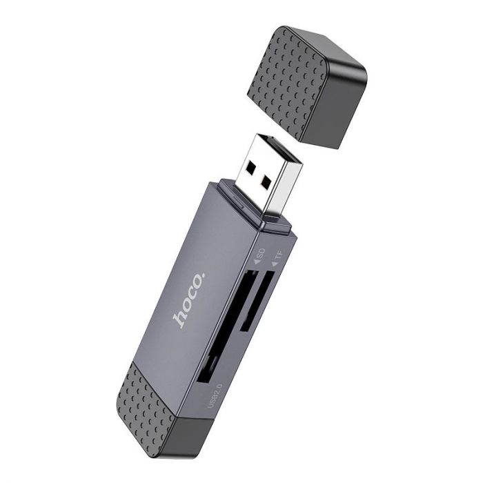 Кардрідер Hoco HB45 Spirit 2-in-1 USB-USB Type-C 3.0 Black (6942007620529)