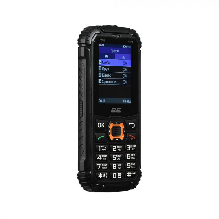Мобiльний телефон 2E R240 2025 Dual Sim Black (694743657623)