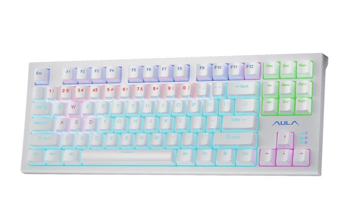 Клавіатура Aula F3032 KRGD Brown White (6948391201757)