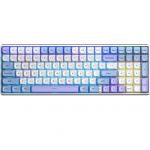 Клавіатура бездротова Aula S100pro Red Switch White/Blue (6948391205762)