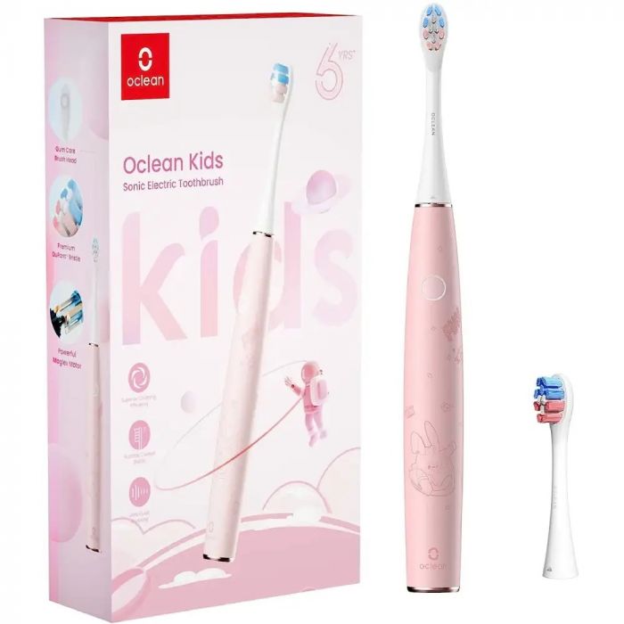 Розумна зубна електрощітка Oclean Kids Electric Toothbrush Pink (6970810552409)