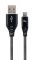 Кабель Cablexpert USB - USB Type-C V 2.0 (M/M), 2 м, Black/White (CC-USB2B-AMCM-2M-BW)