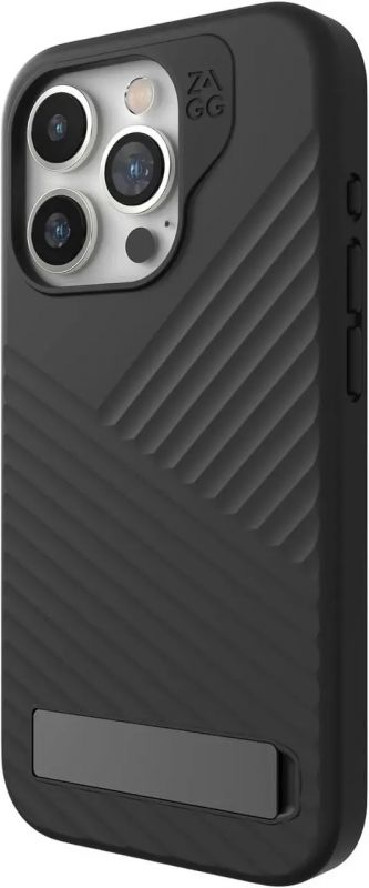 Чохол-накладка Zagg Gear4 Denali Snap with MagSafe w/ Kickstand для Apple iPhone 15 Pro Black (702312348 / 702312718)