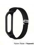 Ремінець BeCover Nylon Style для Xiaomi Mi Smart Band 7 Black (707655)