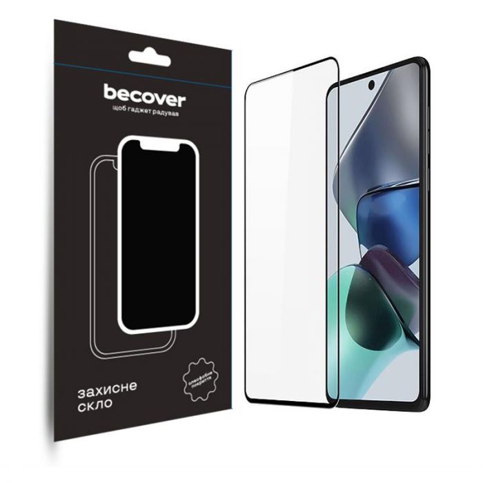 Захисне скло BeCover для Motorola Moto G13/G23/G53 Black (708844)