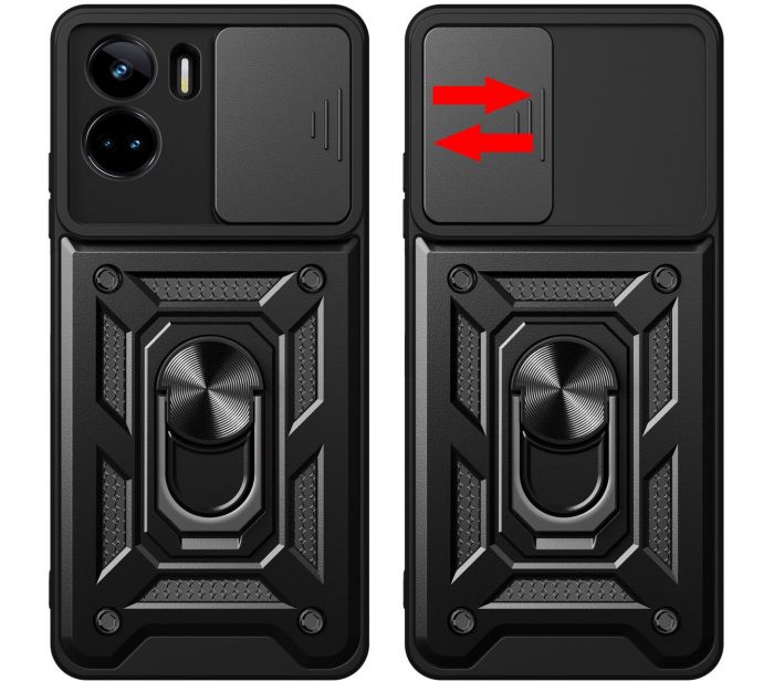 Чохол-накладка BeCover Military для Honor 90 Lite Black (710999)